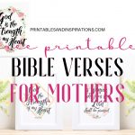 Bible Verses For Mothers   Free Printable!   Printables And Inspirations   Free Printable Inspirational Bible Verses