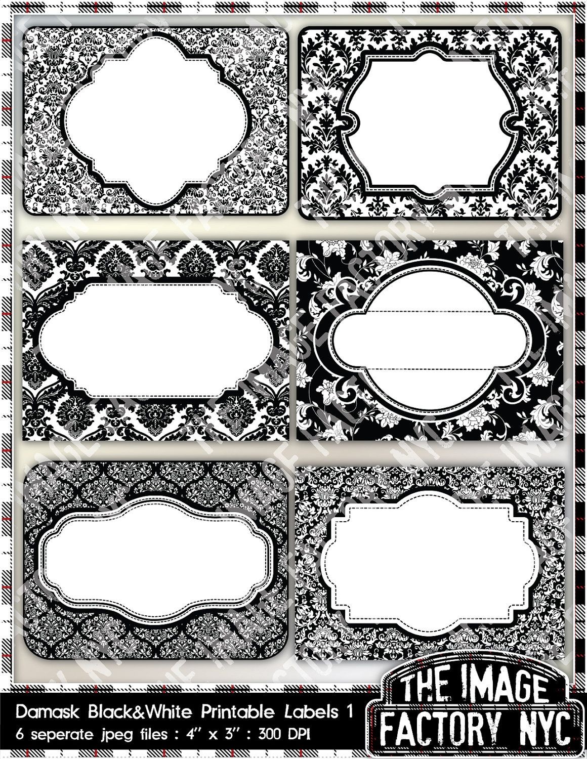 Free Printable Damask Place Cards Free Printable A To Z