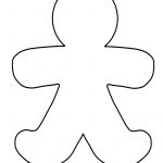 Blank Gingerbread Man | Print. Color. Fun! Free Printables, Coloring   Gingerbread Template Free Printable