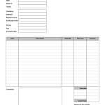 Blank Invoice Template | Blank Invoice | Arsenal | Printable Invoice   Free Printable Blank Invoice