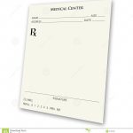 Blank Prescription Pad Stock Illustration. Illustration Of Health   Free Printable Prescription Pad