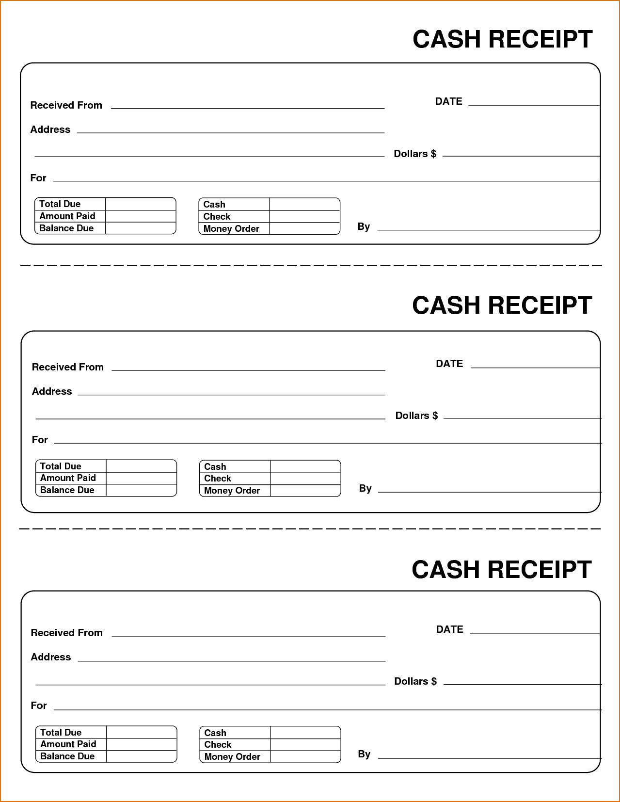 Blank Receipt Form Word 75 Free Printable Sales - Free Printable Sales Receipt Form