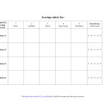 Blank Rubric Template | Point Rubric Worksheet | Gs | Rubrics, Music   Free Printable Blank Rubrics