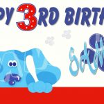 Blues Clues Personalized Birthday Banner With Free Printable | Etsy   Blue's Clues Invitations Free Printable