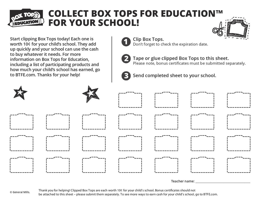 Box Tops For Education - Anaheim Hills Pta - Free Printable Box Tops For Education