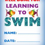 Certificate Of Achievement: Well Done For Learning To Swim | Rooftop   Free Printable Swimming Certificates For Kids