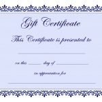 Certificate Templates | Gift Certificate Template Free   Pdf   Commitment Certificate Free Printable