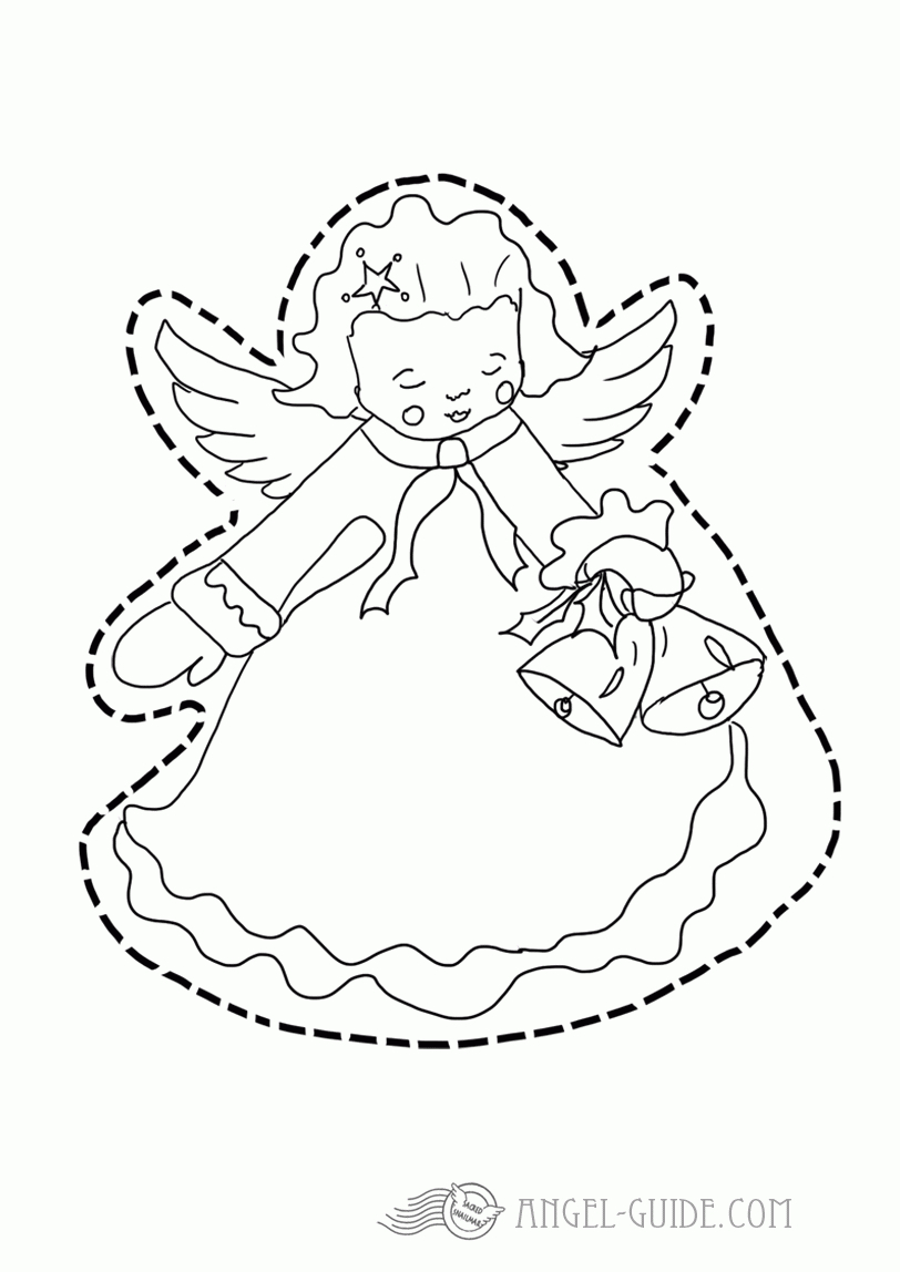 Cherub Template, Free Printable Angel Template For Christmas Kids - Free Printable Angels