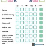 Chores For 6 To 8 Year Olds + A Free Chore Chart Printable   Free Printable Chore Charts For 7 Year Olds