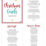 Christ Centered Christmas Carols: Free Printable | Christmas 2018   Free Printable Christmas Carols Booklet