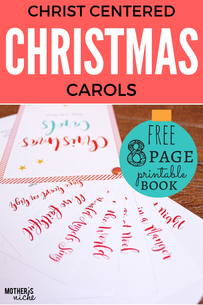 Christ-Centered Christmas Carols: Free Printable - Free Printable Christmas Carols Booklet