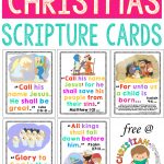 Christmas Bible Verse Cards   The Crafty Classroom   Free Printable Bible Verses For Children