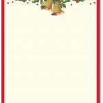 Christmas Letterhead Templates Free Printable Christmas Stationery   Free Printable Christmas Stationary Paper