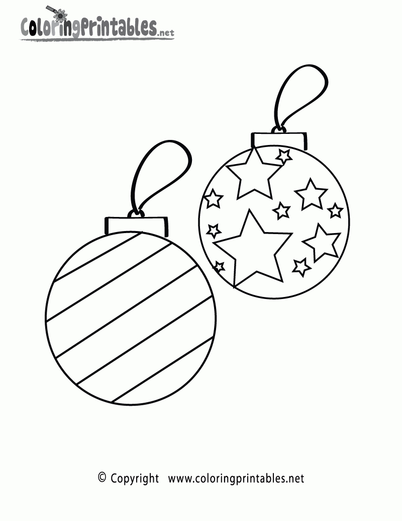Christmas Ornaments Coloring Page Printable. | Art | Christmas - Free Printable Christmas Ornament Patterns