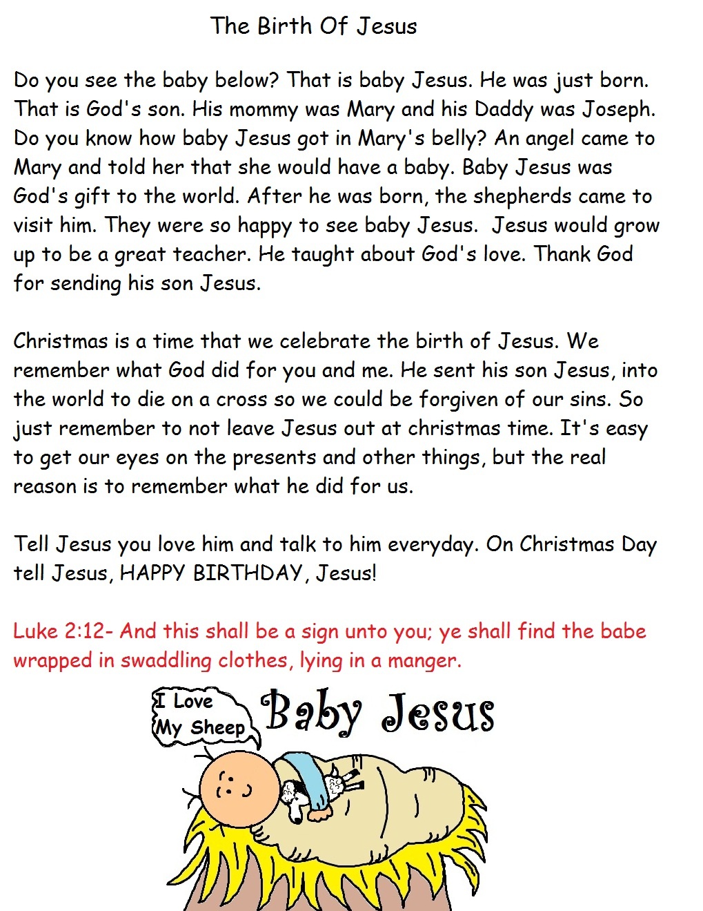 Christmas Sunday School Lesson Free Printable Christmas Plays For 