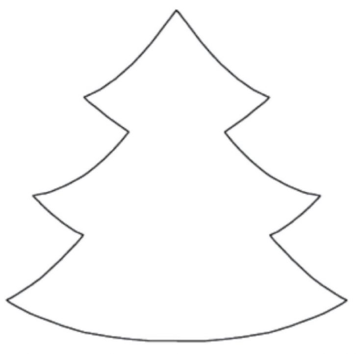 Free Printable Christmas Tree Template