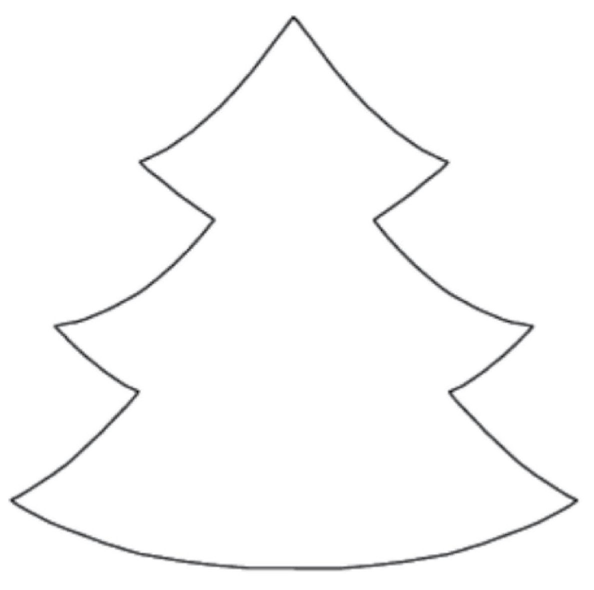 Christmas Tree Cut Out Template |  On Fabric And Cut Out The - Free Printable Christmas Tree Template