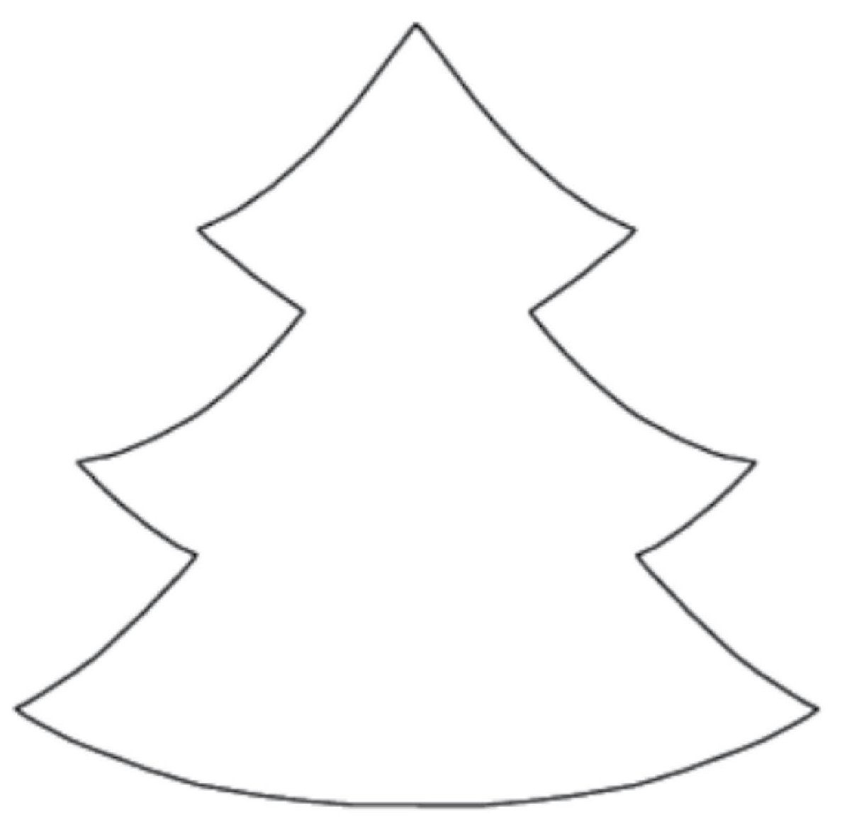 Free Printable Christmas Tree Template Free Printable A To Z