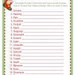 Christmas Word Scramble (Free Printable) | Flanders Family | Group   Christmas Song Scramble Free Printable