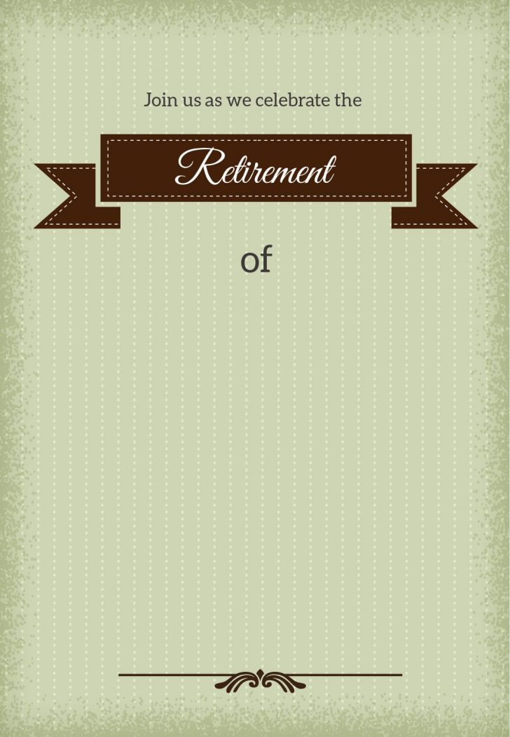 Free Printable Retirement Party Flyers