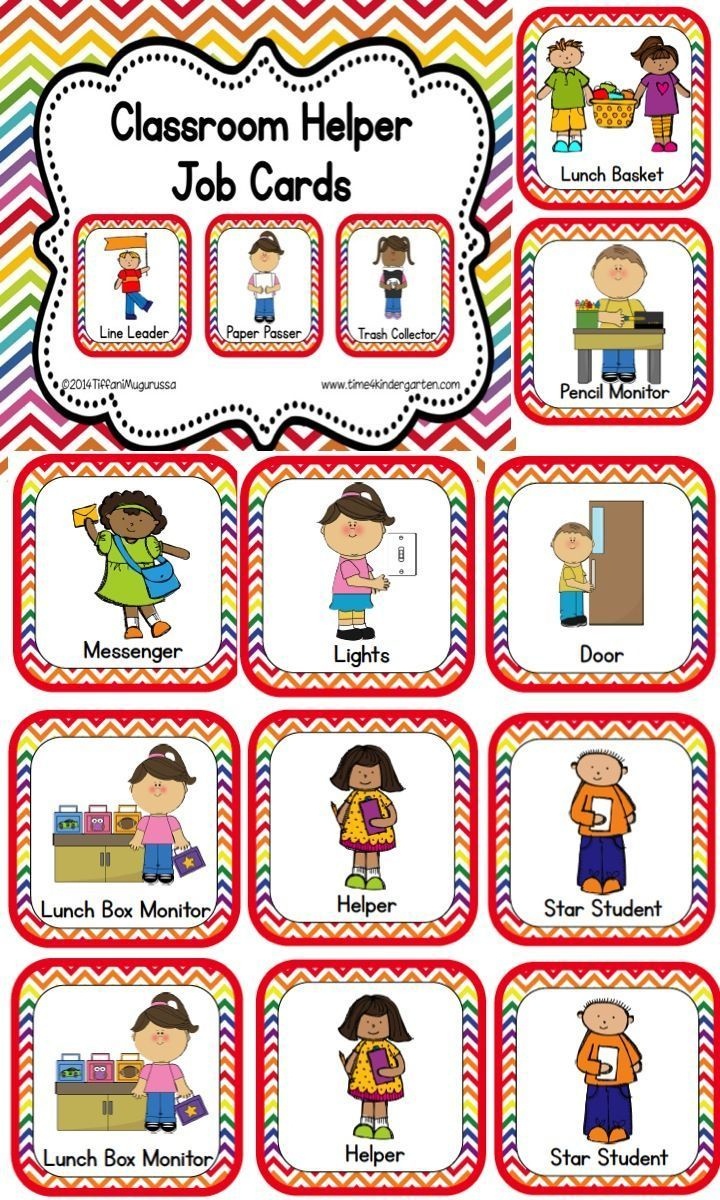 Free Printable Classroom Helper Signs Free Printable A To Z