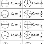 Color The Fraction   4 Worksheets | Printable Worksheets | 2Nd Grade   Free Printable First Grade Fraction Worksheets