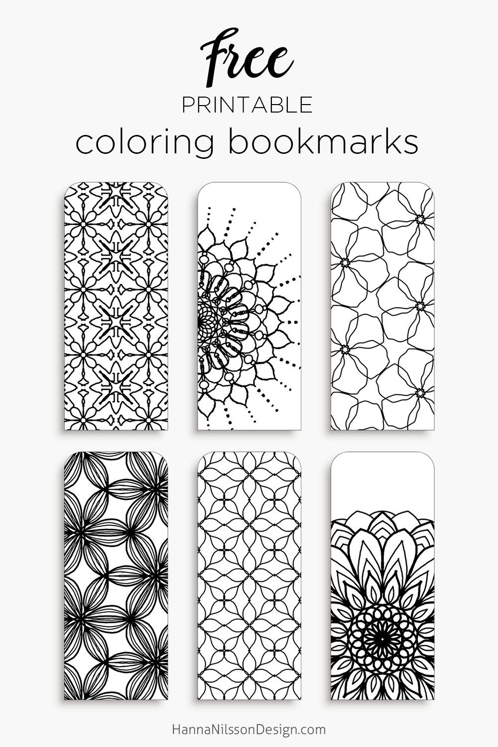 Coloring Bookmarks – Print, Color And Read | Bookmarks | Bookmark - Free Printable Bookmarks