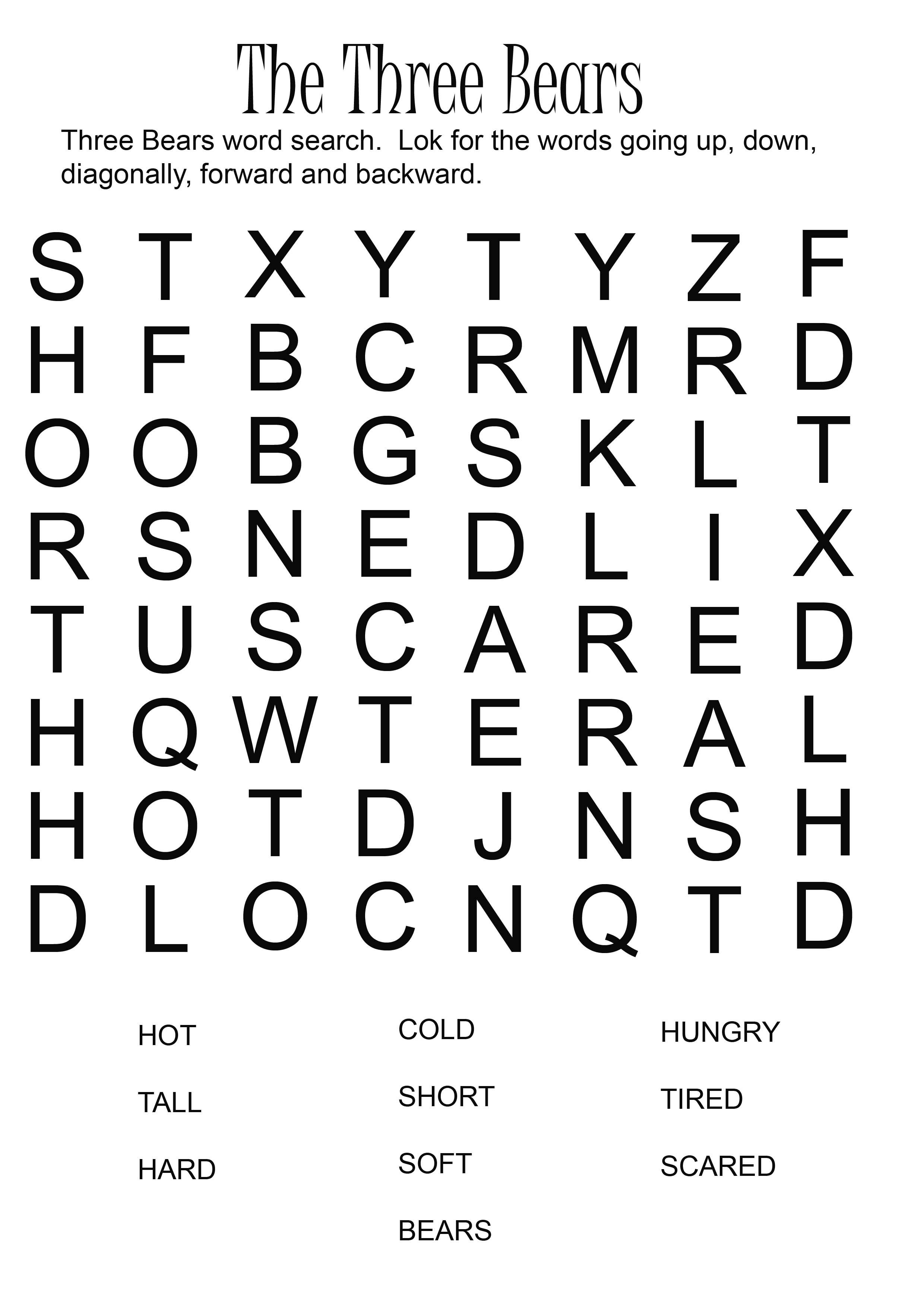 Printable Word Search Worksheets Activity Shelter Difficult Word 
