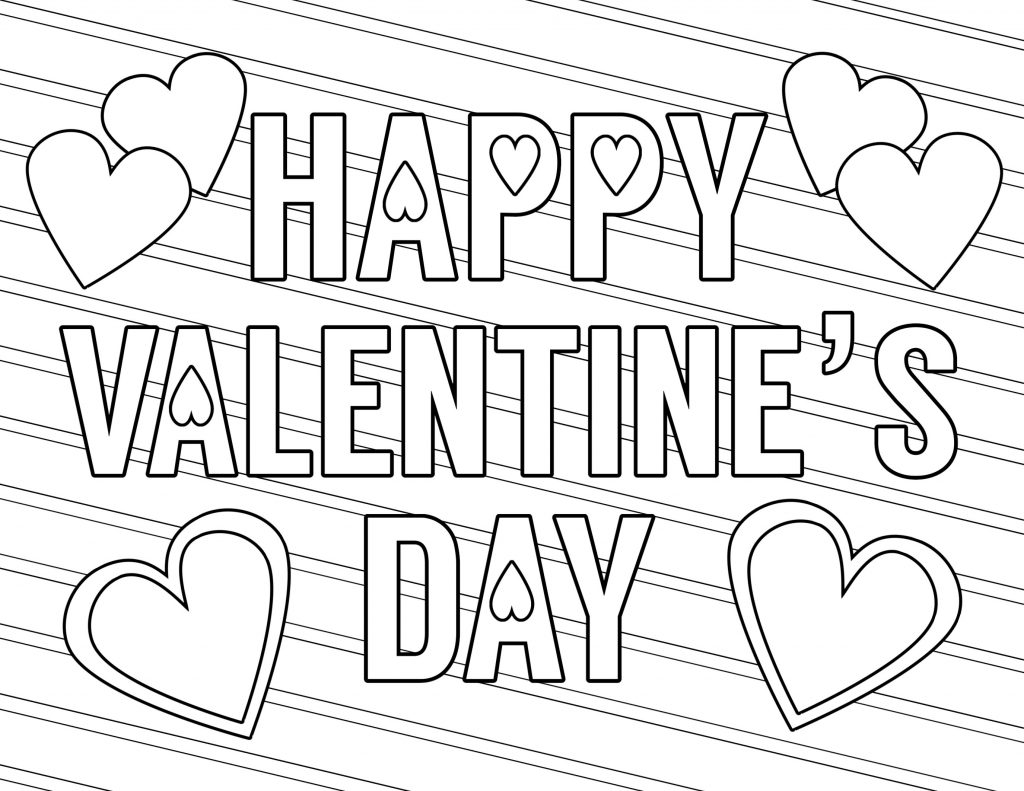 Coloring Ideas : Stunning Free Valentines Day Coloring ...