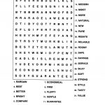 Coloring ~ Large Print Word Search Printable Free Picnic Foods   Free Printable Large Print Word Search