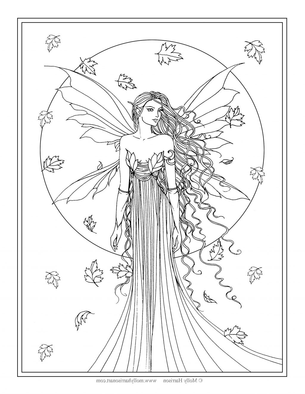 Coloring Page ~ Fairy Coloring Pages For Adults Free Printable - Free Printable Coloring Pages Fairies Adults