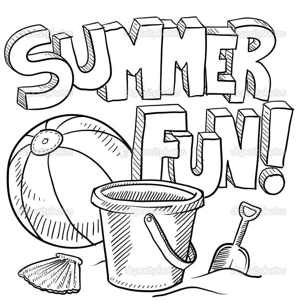 Coloring Page ~ Quality Free Printable Summer Coloring Pages - Free Printable Summer Coloring Pages For Adults