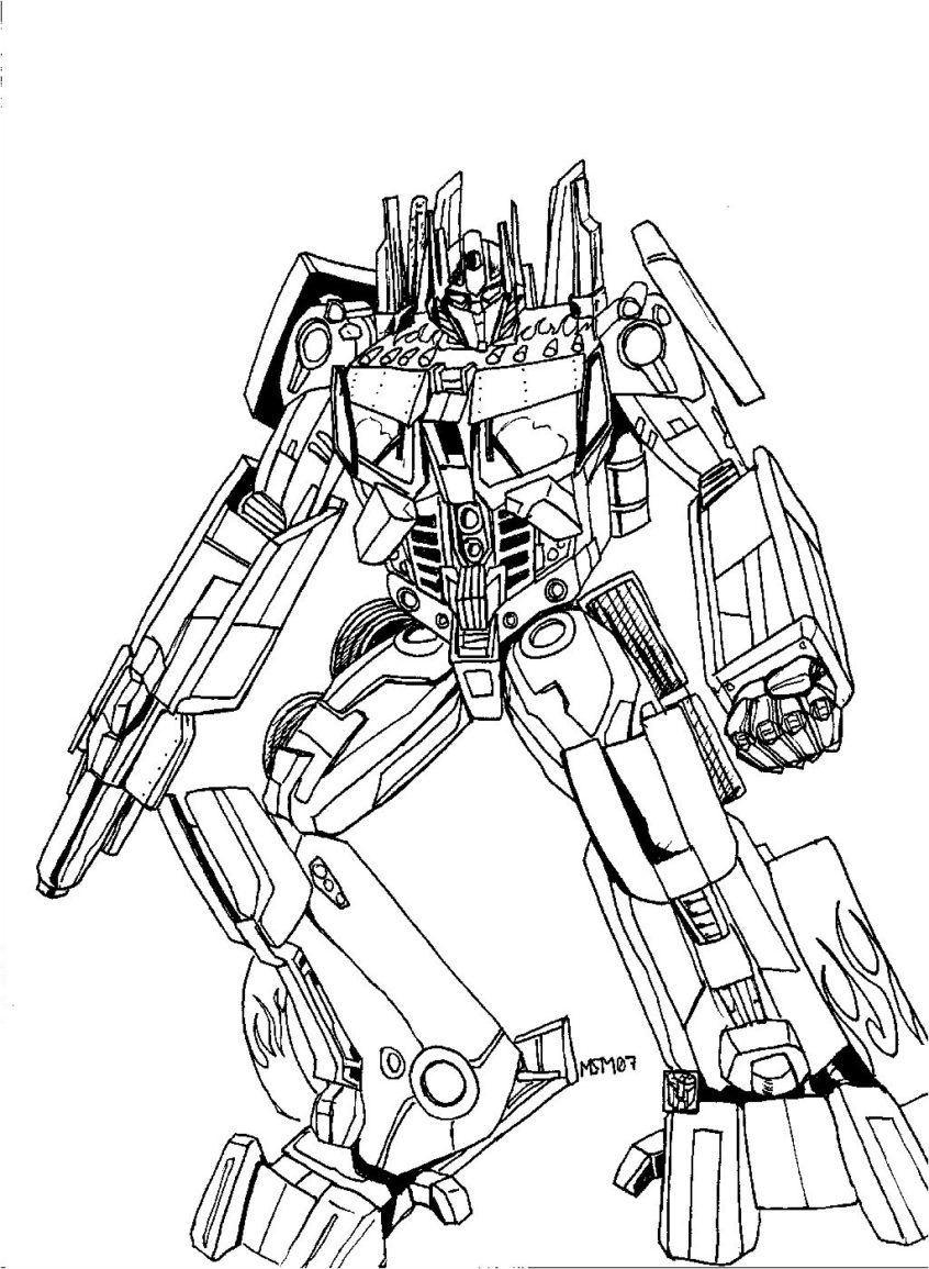 Coloring Pages Ideas: Free Transformer Coloring Pages For Kids - Transformers 4 Coloring Pages Free Printable