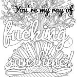 Coloring Pages Ideas: Printable Curse Word Coloring Pages For Adults   Free Printable Swear Word Coloring Pages