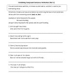 Combining With Compound Sentences Worksheet Part 2 | English | Types   Free Printable Worksheets On Simple Compound And Complex Sentences