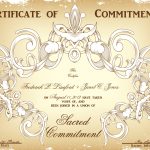 Commitment Ceremony Certificate Design Choices That Wedding Lady   Commitment Certificate Free Printable