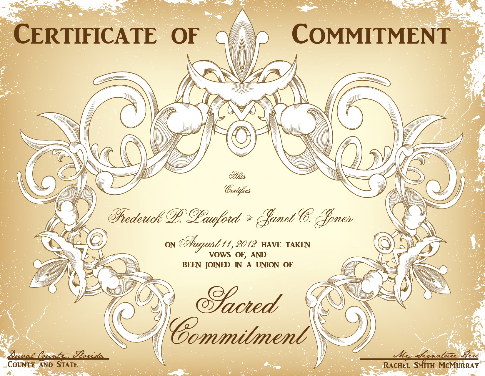 Commitment Certificate Free Printable Free Printable A To Z