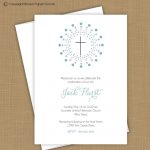 Confirmation Invitation Template | Confirmation Template | First   Free Printable First Communion Invitation Templates
