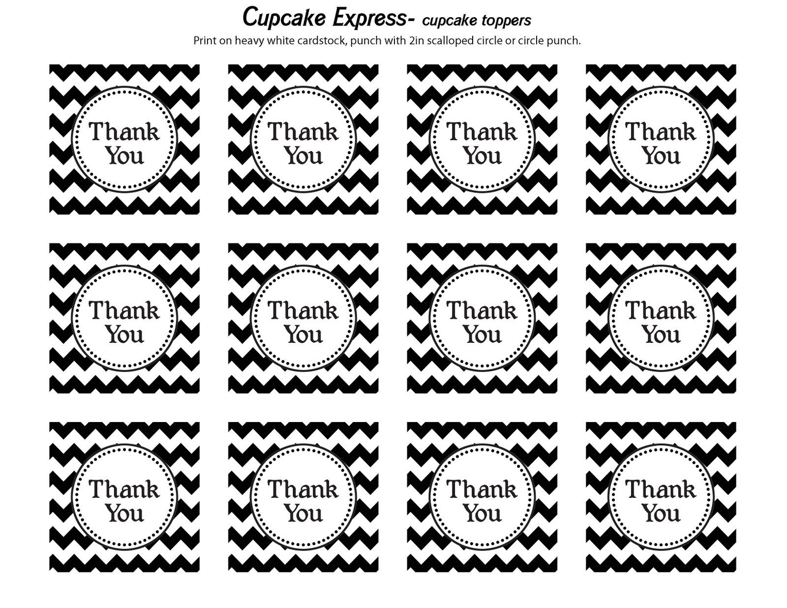 Cupcake Express: Happy Monday!! Free Thank You Tags | Dads 60Th - Thank You For Coming Free Printable Tags