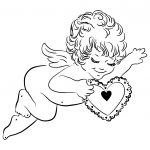 Cupid Coloring Pages Free Printable | Coloring Pages   Free Printable Pictures Of Cupid