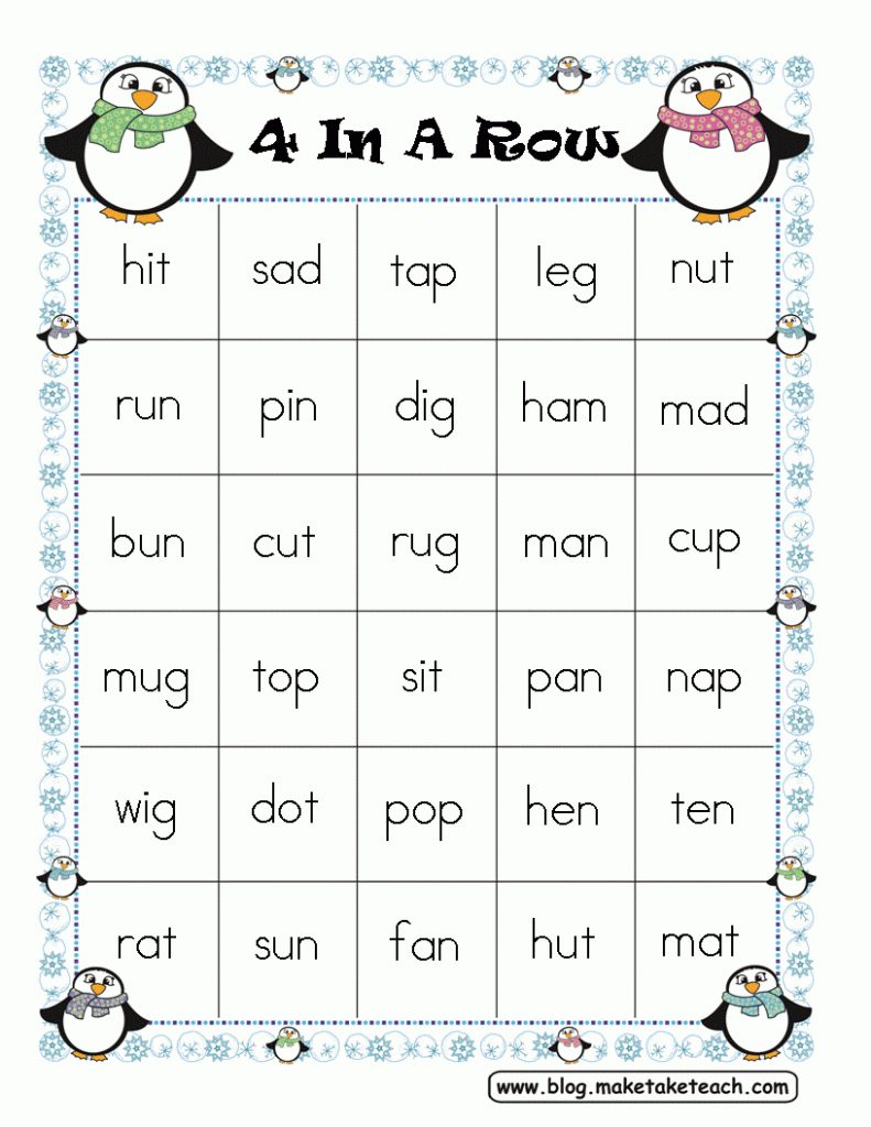 Printable Cvc Worksheets - Printable World Holiday