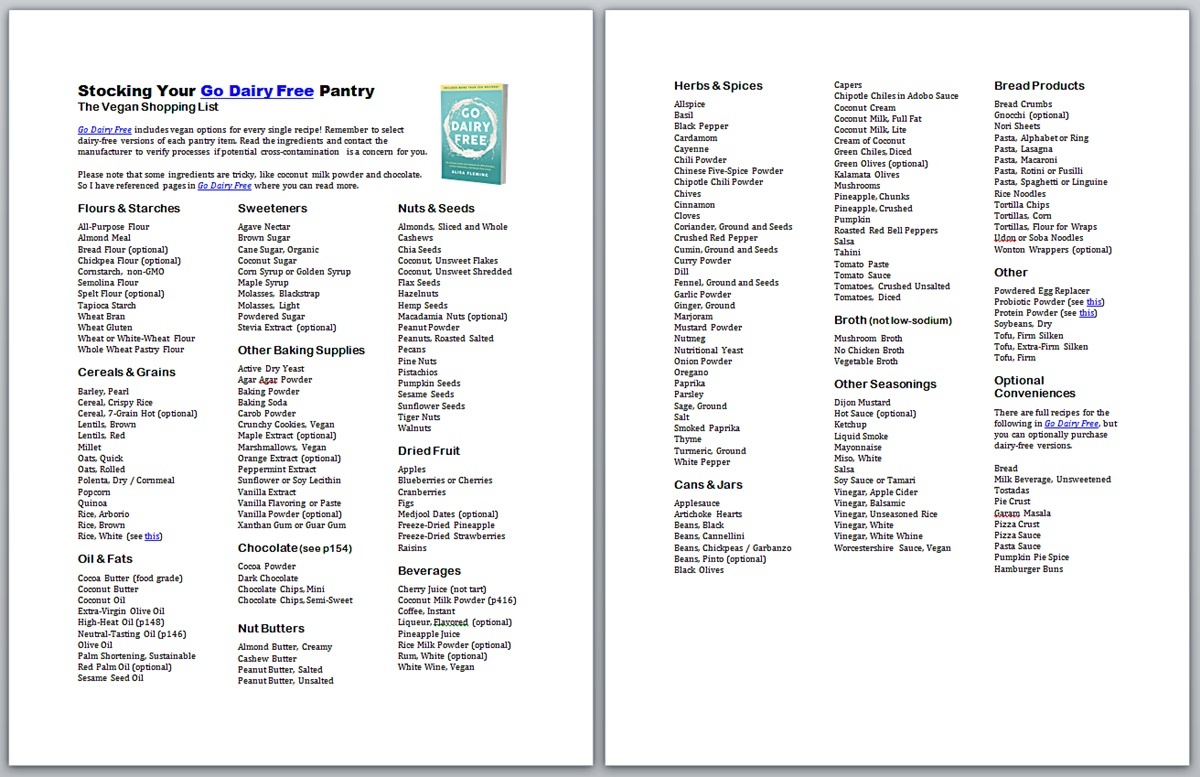Gluten Free Food List Printable Free Printable Free Printable Gluten 