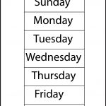 Days Of The Week | Preschool Days Of The Week | Worksheets, Language   Free Printable Days Of The Week