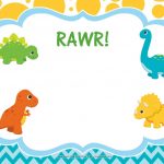 Dinosaur Invitation Template   Kaza.psstech.co   Free Printable Dinosaur Baby Shower Invitations