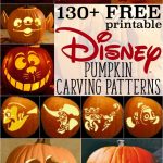 Disney Pumpkin Stencils: Over 130 Printable Pumpkin Patterns   Free Pumpkin Carving Patterns Disney Printable