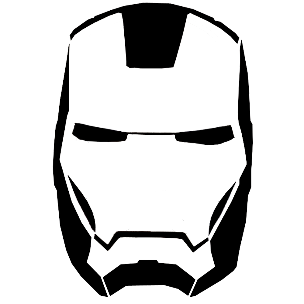 Download Your Free Iron Man Mask Stencil Here. Save Time And Start - Free Printable Ironman Mask