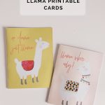 Download Your Free Llama Printable Cards | Lovilee Blog   Free Printable Cards No Download Required
