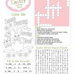 Easter Kids Activity Sheet Free Printable From Wasootch 791X1024   Free Printable Activities For Adults