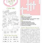 Easter Kid's Activity Sheet Free Printables Available @party   Free Printable Activity Sheets For Kids