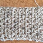 Easy Crochet Scarf Free Pattern Using Moss Stitch   Free Printable Crochet Scarf Patterns